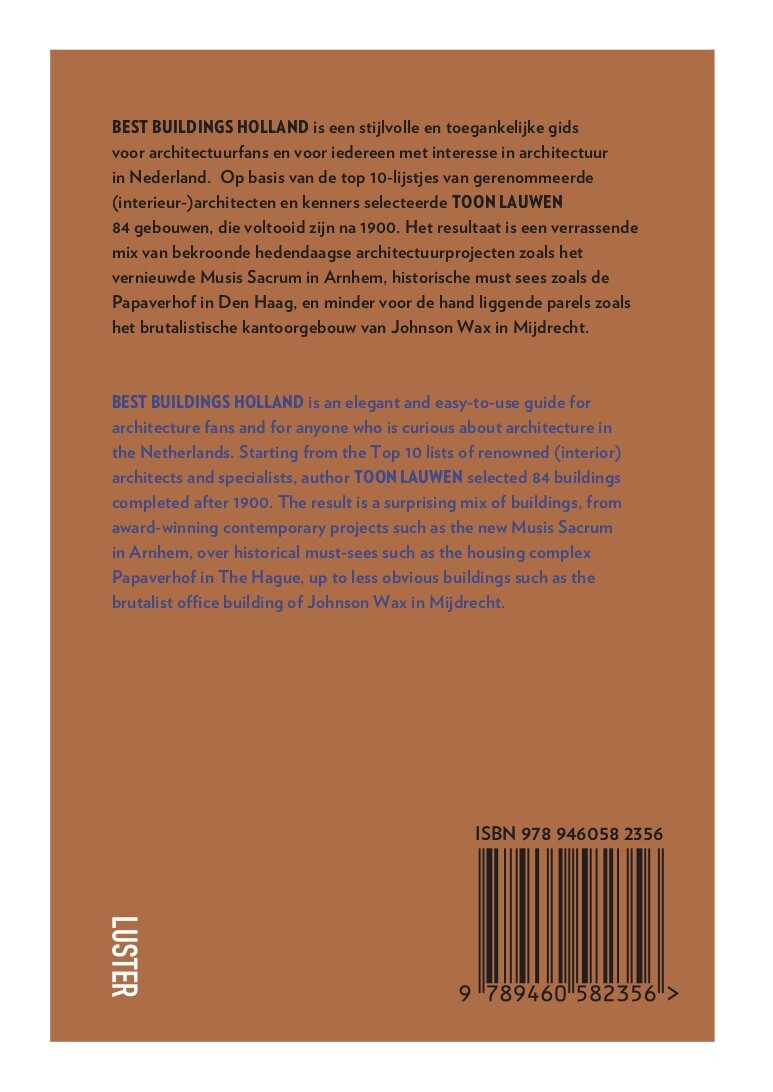 Best buildings Holland / 2 / Best Buildings / 2 achterkant