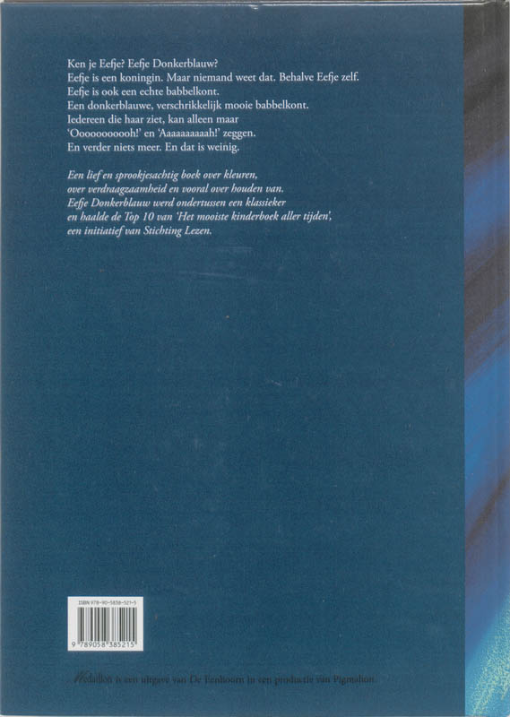 Eefje Donkerblauw achterkant