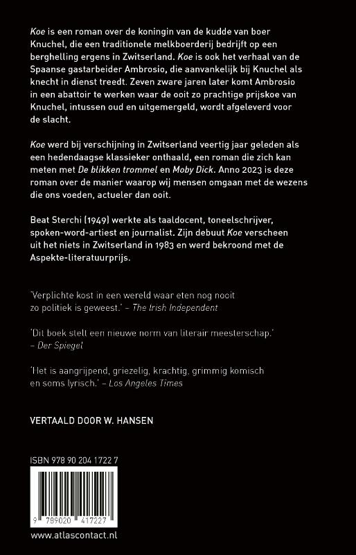 Koe / LJ Veen Klassiek achterkant