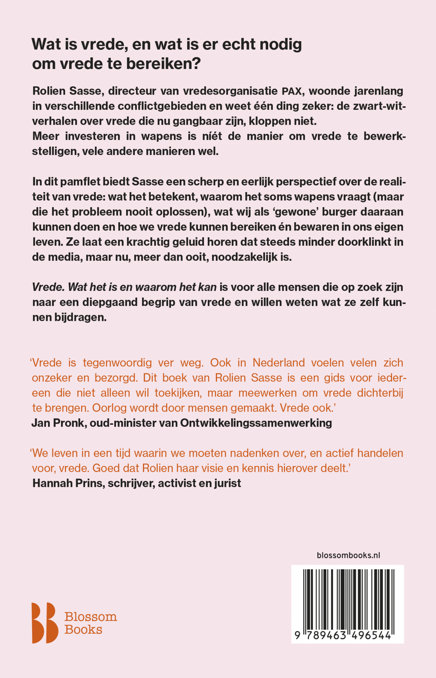 Vrede achterkant