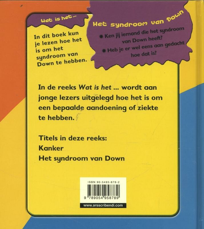 Het syndroom van Down / Wat is het... achterkant