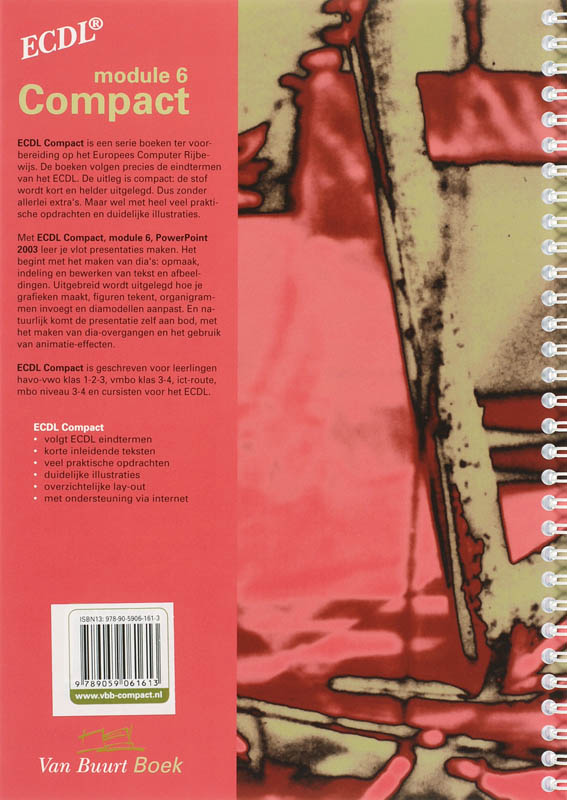 Module 6 ecdl compact powerpoint 2003 achterkant