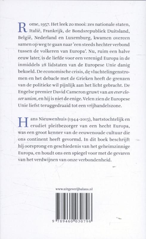 Een steeds hechter verbond achterkant