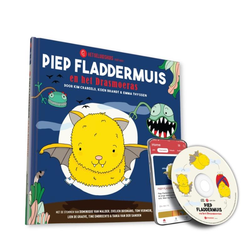 Piep Fladdermuis 1 - Piep Fladdermuis en het drasmoeras