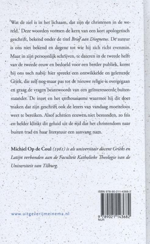 Brief aan Diognetus / Ad Fontes achterkant