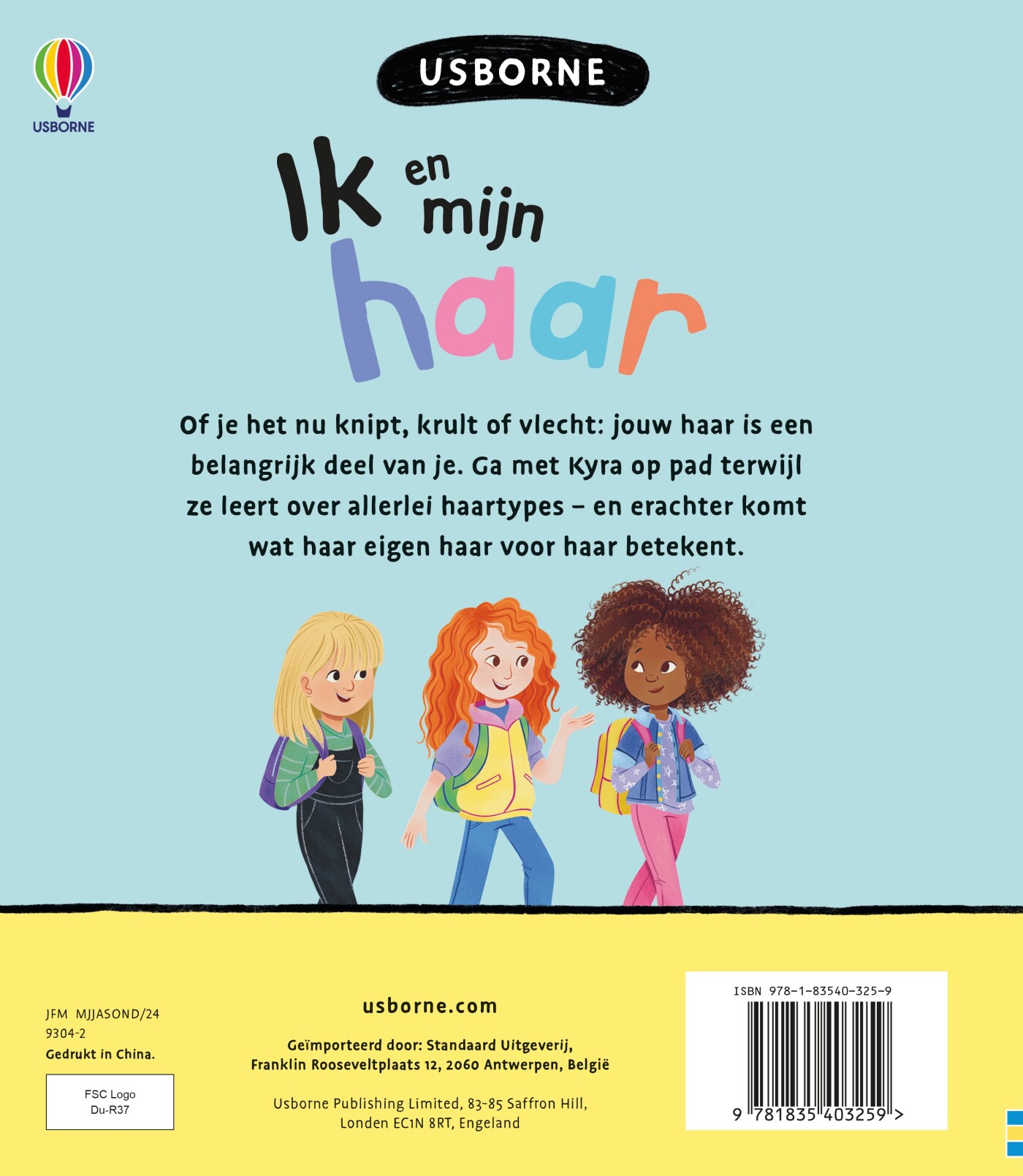 Ik en mijn haar achterkant