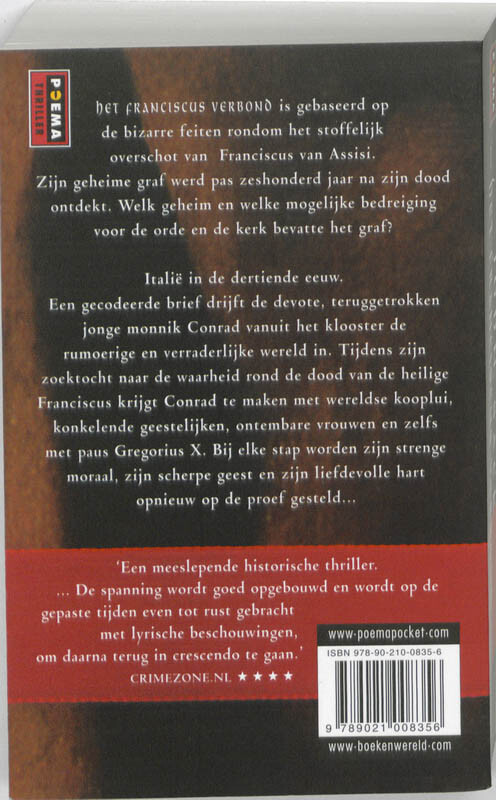 Het Franciscus verbond achterkant