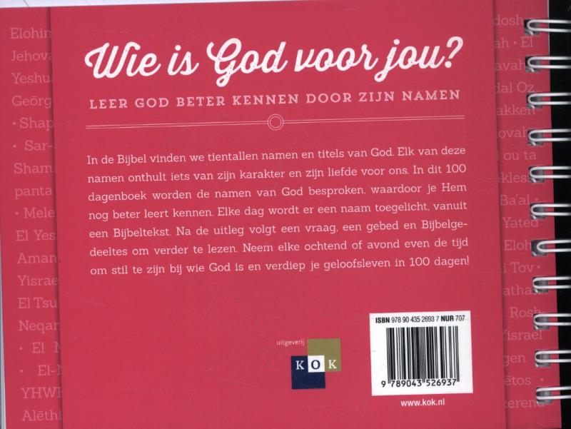 100 namen van God achterkant