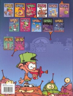 De moordende mummie is niet van steen / 011 / Kid Paddle achterkant