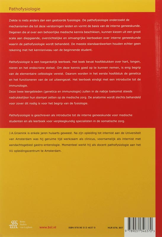 Pathofysiologie achterkant