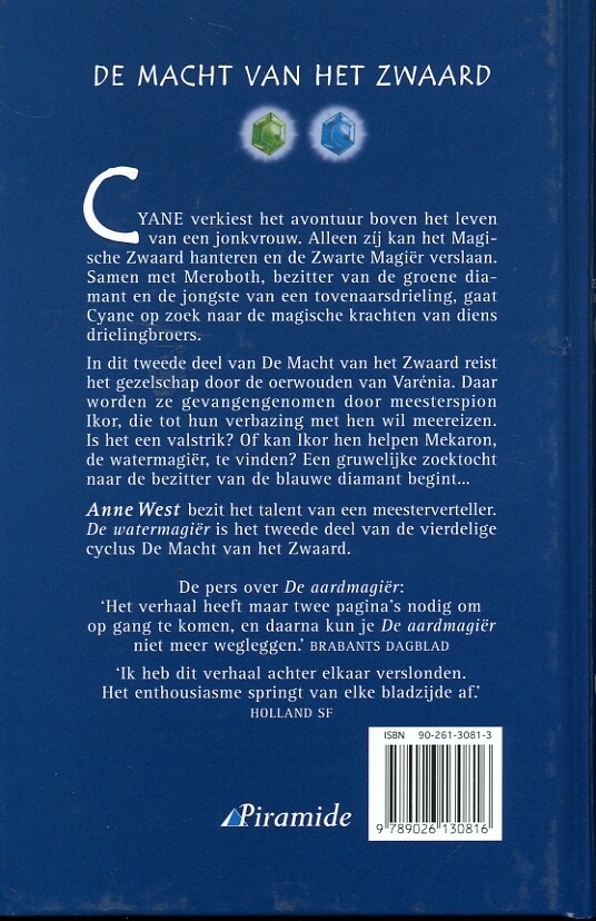 De watermagiër / De macht van het zwaard / 2 achterkant