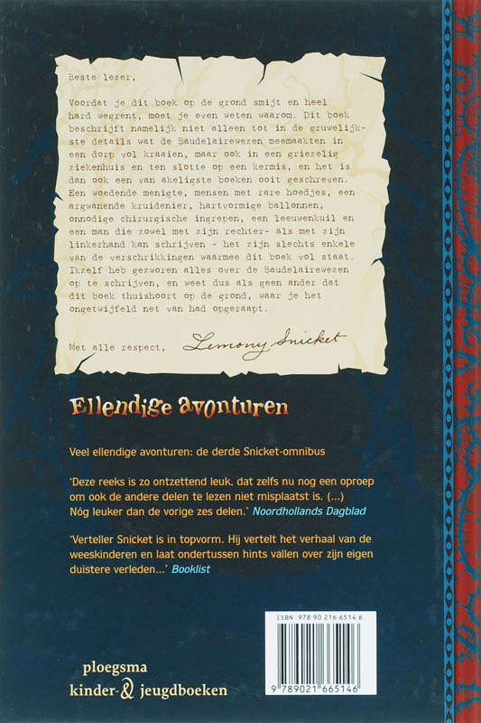 Veel ellendige avonturen / Ellendige avonturen / 7-8-9 Veel ellendige avonturen / Ellendige avonturen / 7-8-9 achterkant