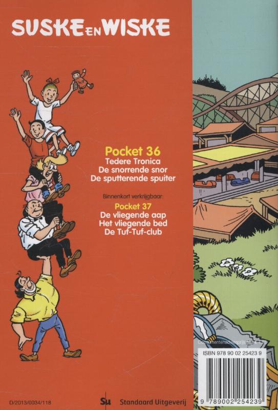 Suske en Wiske pocket 36 / Suske en Wiske / 36 achterkant