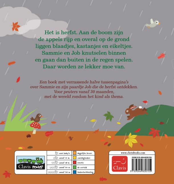 Sammie in de herfst / Sammie achterkant
