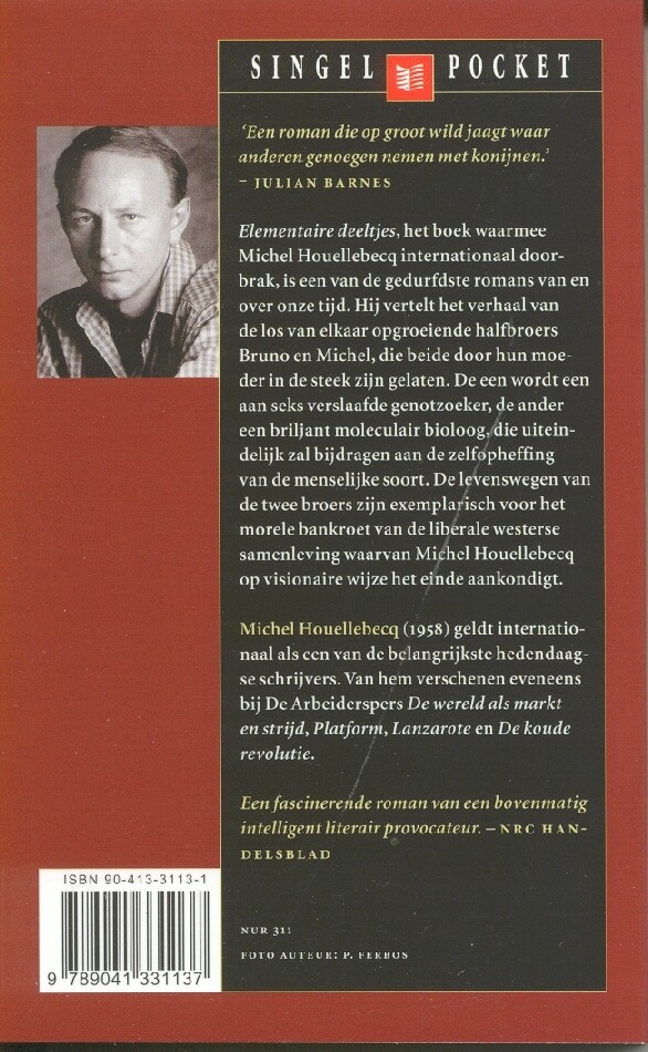 Elementaire deeltjes / Singel pockets achterkant