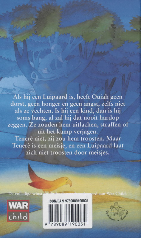 Ouiah die soms een luipaard was achterkant