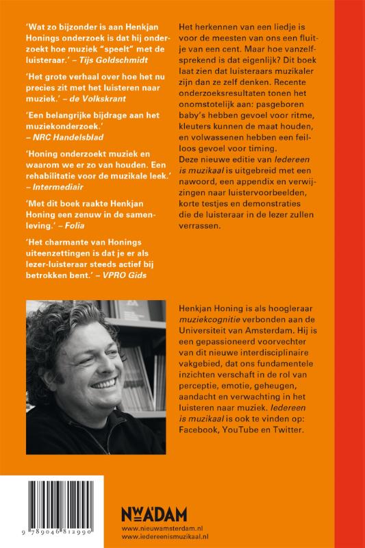 Iedereen is muzikaal Iedereen is muzikaal achterkant