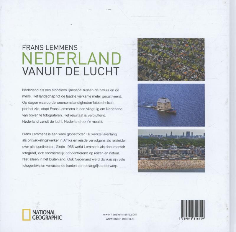 Nederland vanuit de lucht achterkant