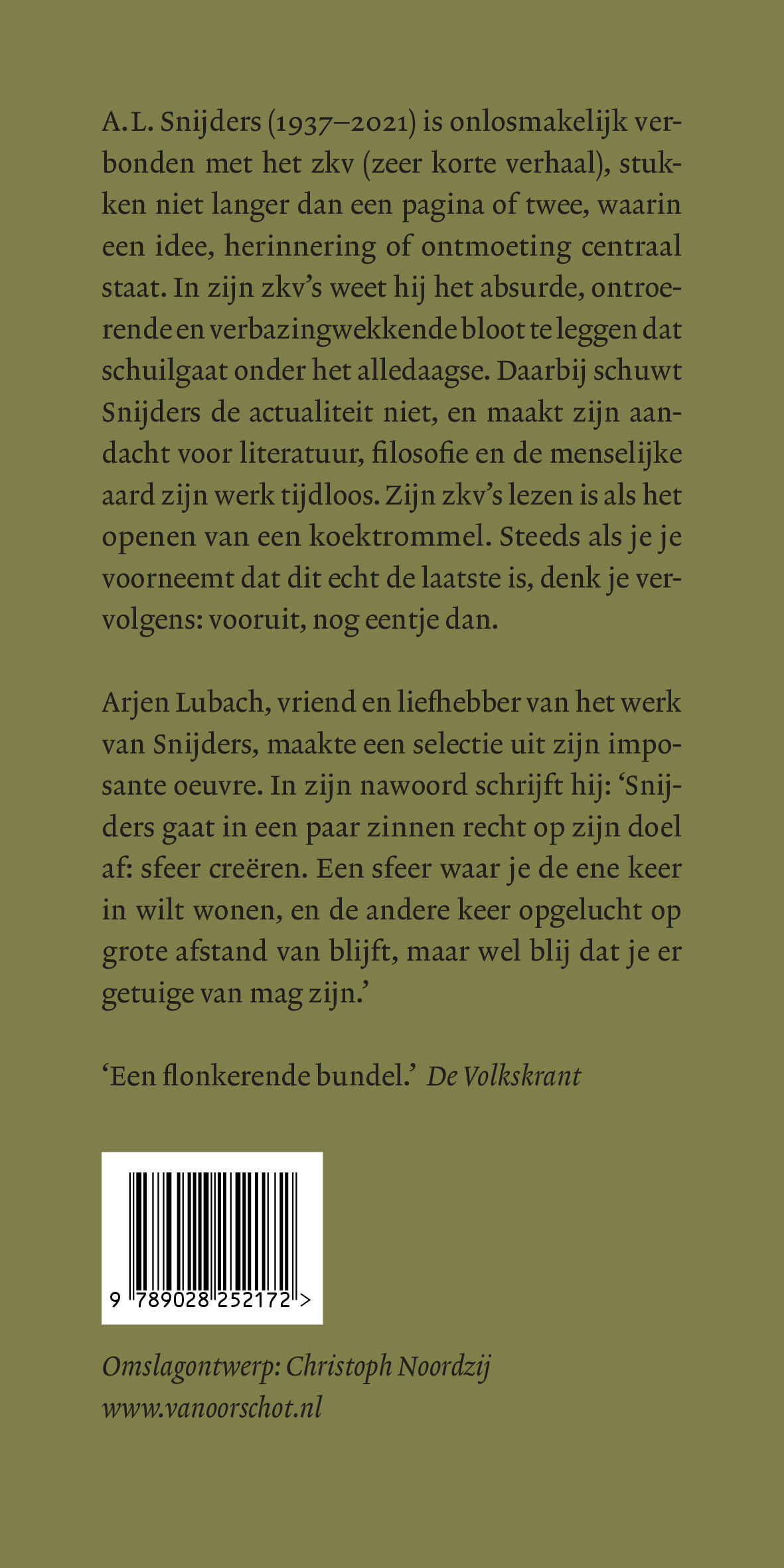Zeer kort achterkant