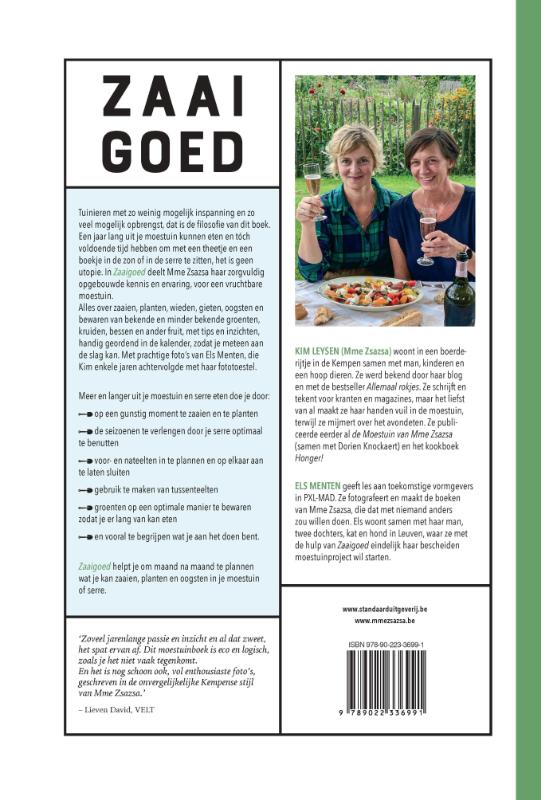 Zaaigoed achterkant