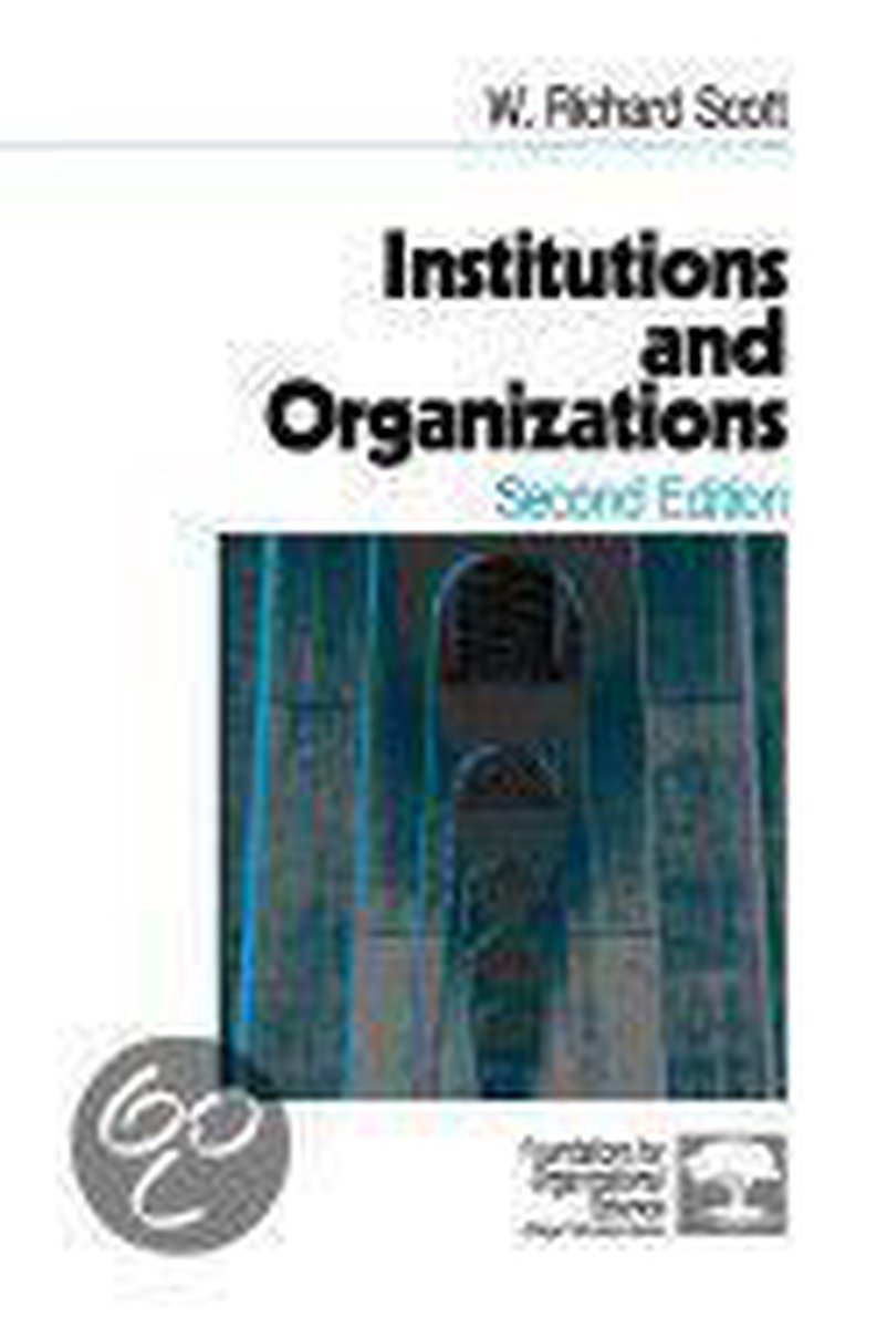 Institutions and Organizations