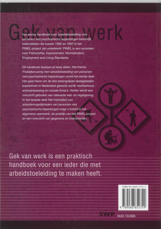 Gek Van Werk achterkant