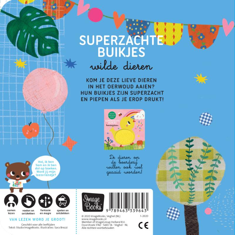 Superzachte Buikjes - Wilde dieren achterkant