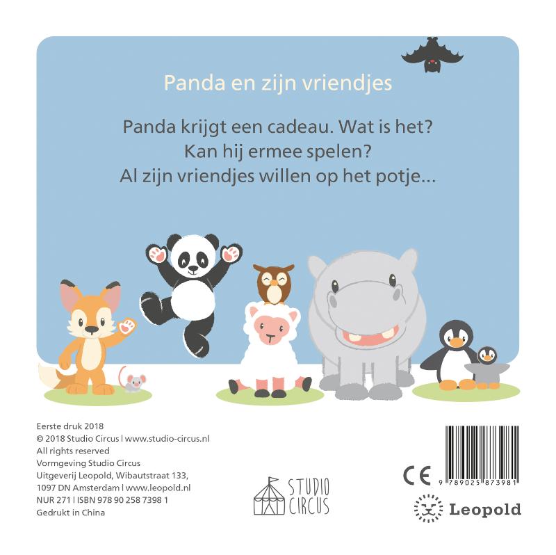 Panda op het potje / Panda en zijn vriendjes achterkant