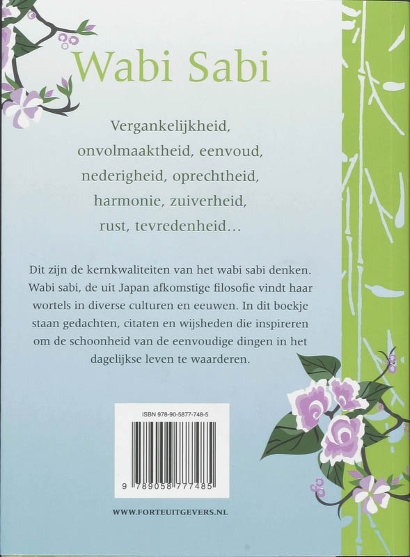 Wabi sabi achterkant