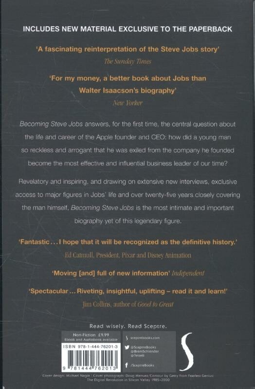 Becoming Steve Jobs achterkant