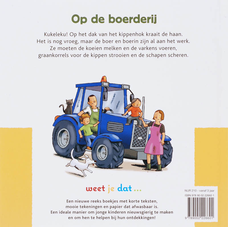 Op De Boerderij achterkant