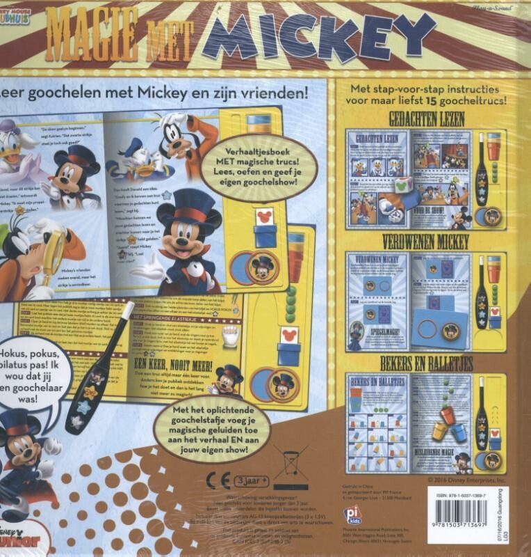 Mickey Mouse Clubhuis - Magie met Mickey achterkant