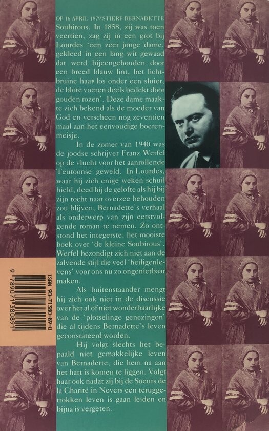 Het lied van Bernadette / Lourdes-bibliotheek / dl. 2 achterkant