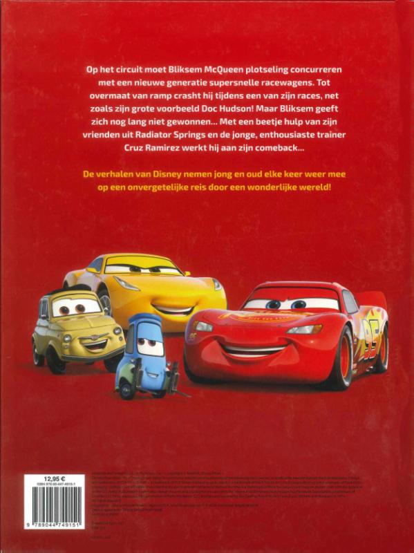 Cars 3 / Disney groot verhalenboek achterkant