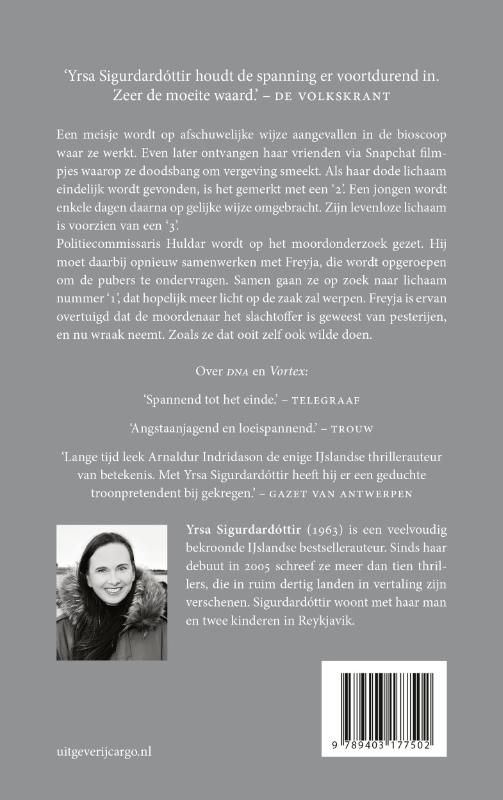 RIP / Freyja & Huldar-serie / 3 achterkant