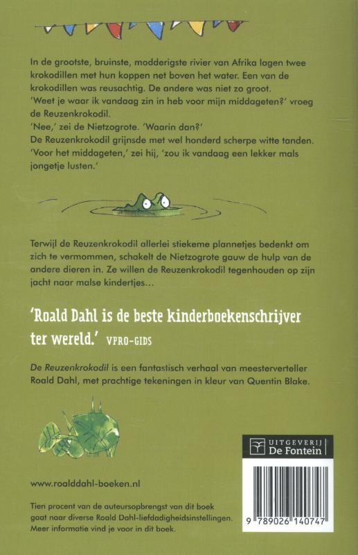 De reuzenkrokodil De reuzenkrokodil achterkant