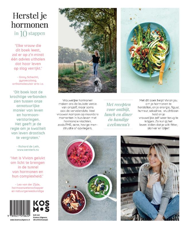 Herstel je hormonen in 10 stappen Herstel je hormonen in 10 stappen achterkant