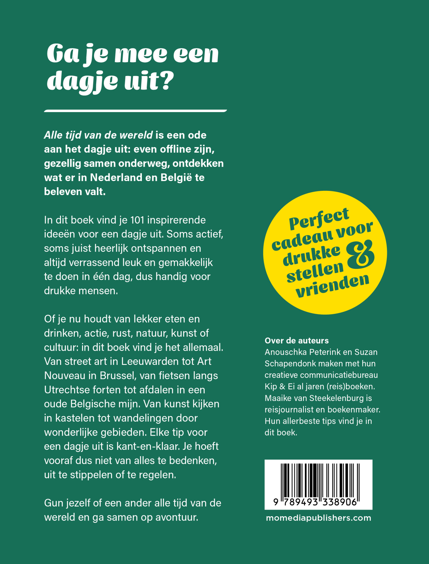Alle tijd van de wereld achterkant
