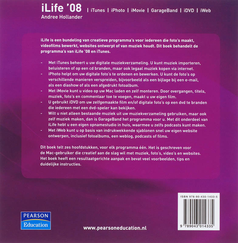 iLife '08 / Mac achterkant