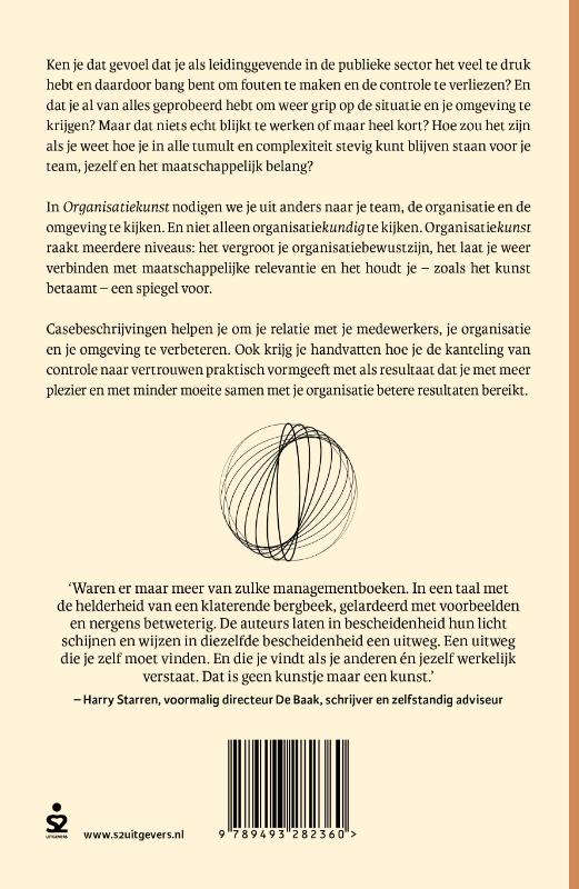 Organisatiekunst achterkant