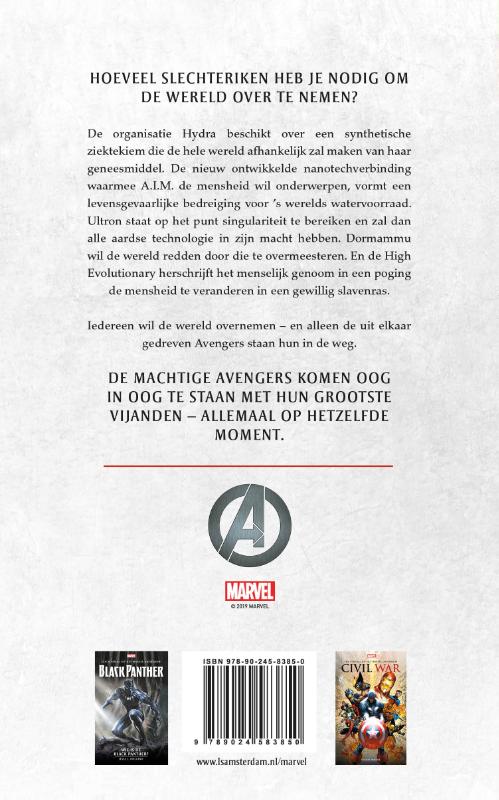 Avengers - Iedereen wil de wereld overnemen achterkant
