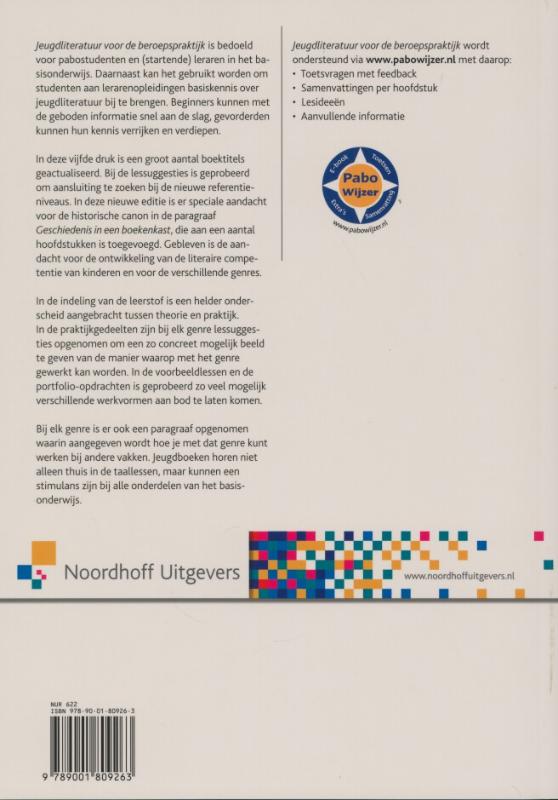 Jeugdliteratuur voor de beroepspraktijk achterkant