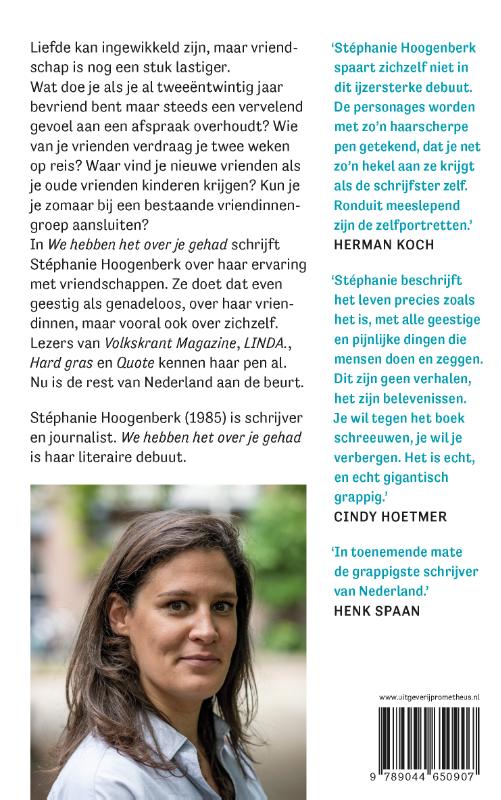 We hebben het over je gehad We hebben het over je gehad achterkant