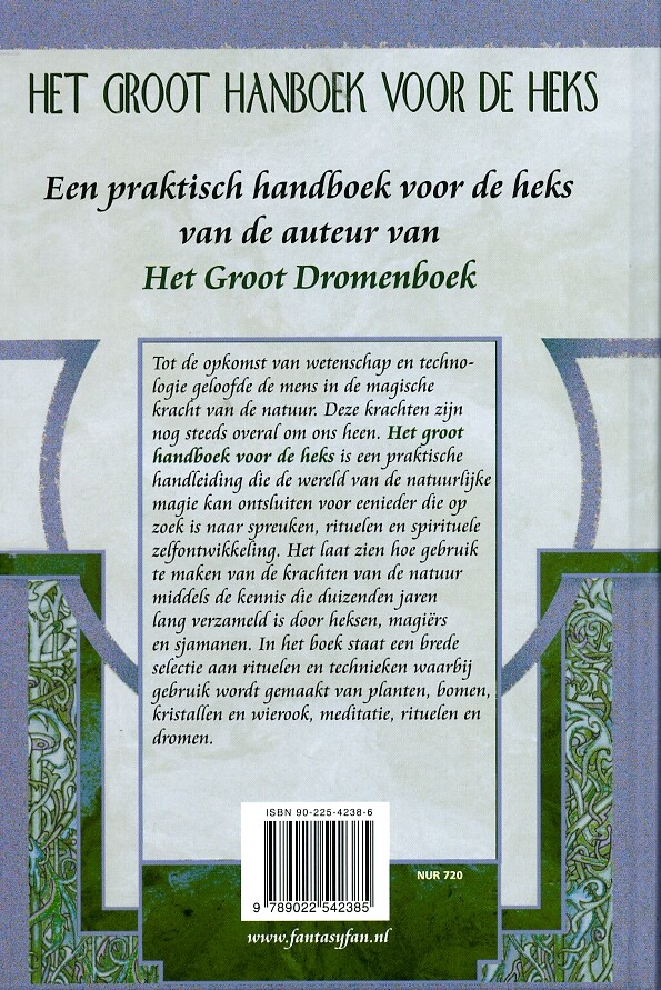 Het groot handboek voor de heks achterkant