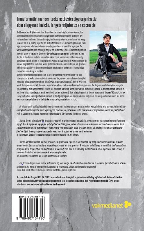 De high performance organisatie achterkant