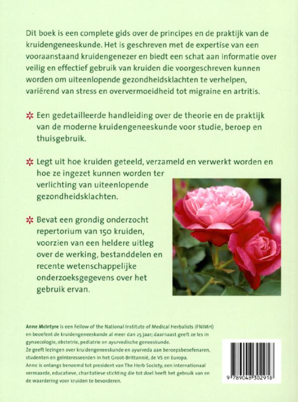 Handboek kruidengeneeskunde achterkant