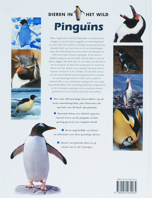 Dieren in het wild 14 - Pinguins achterkant