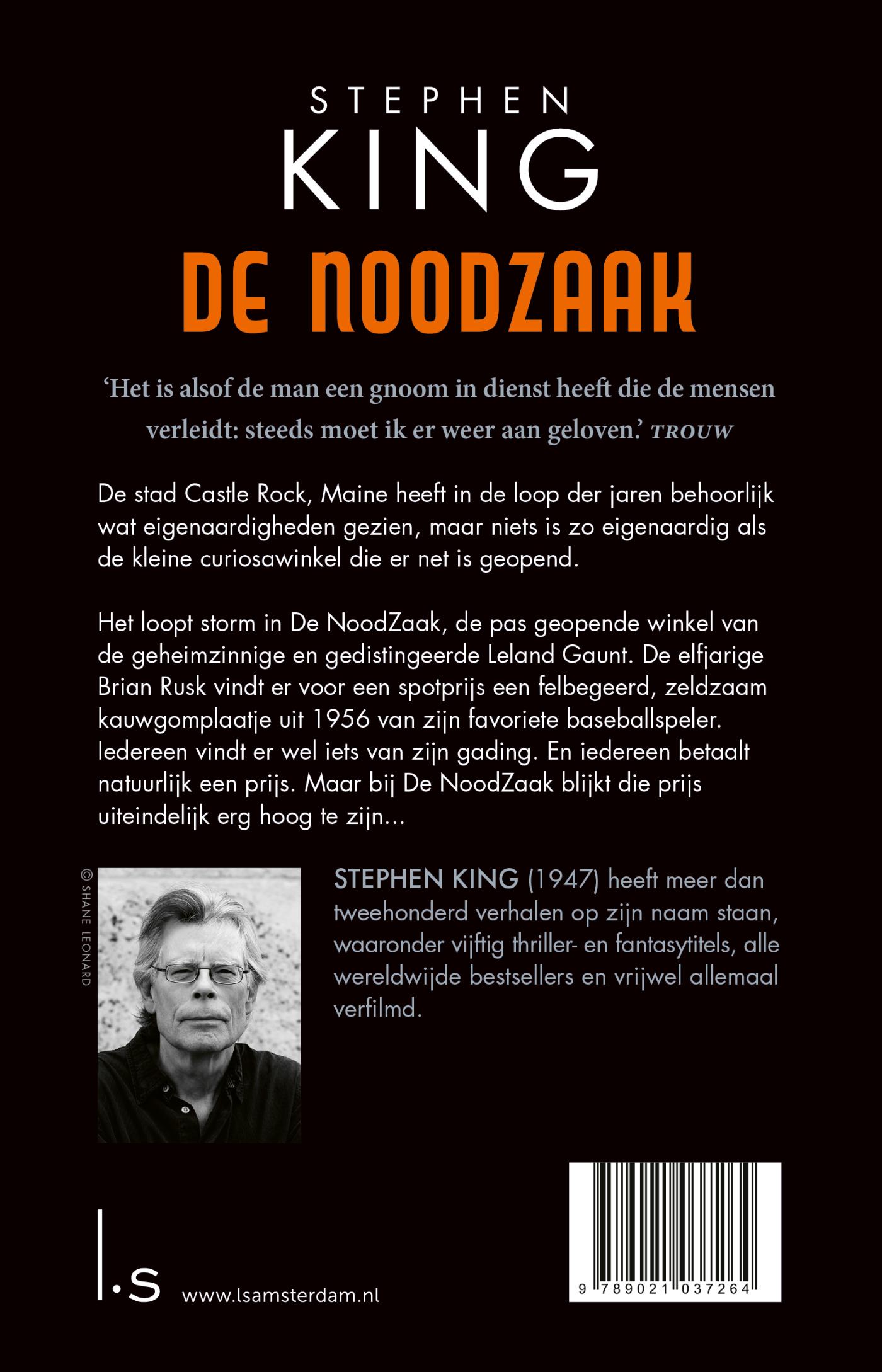 De noodzaak achterkant