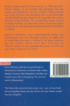Mevrouw Majesteit / Pockethuis achterkant