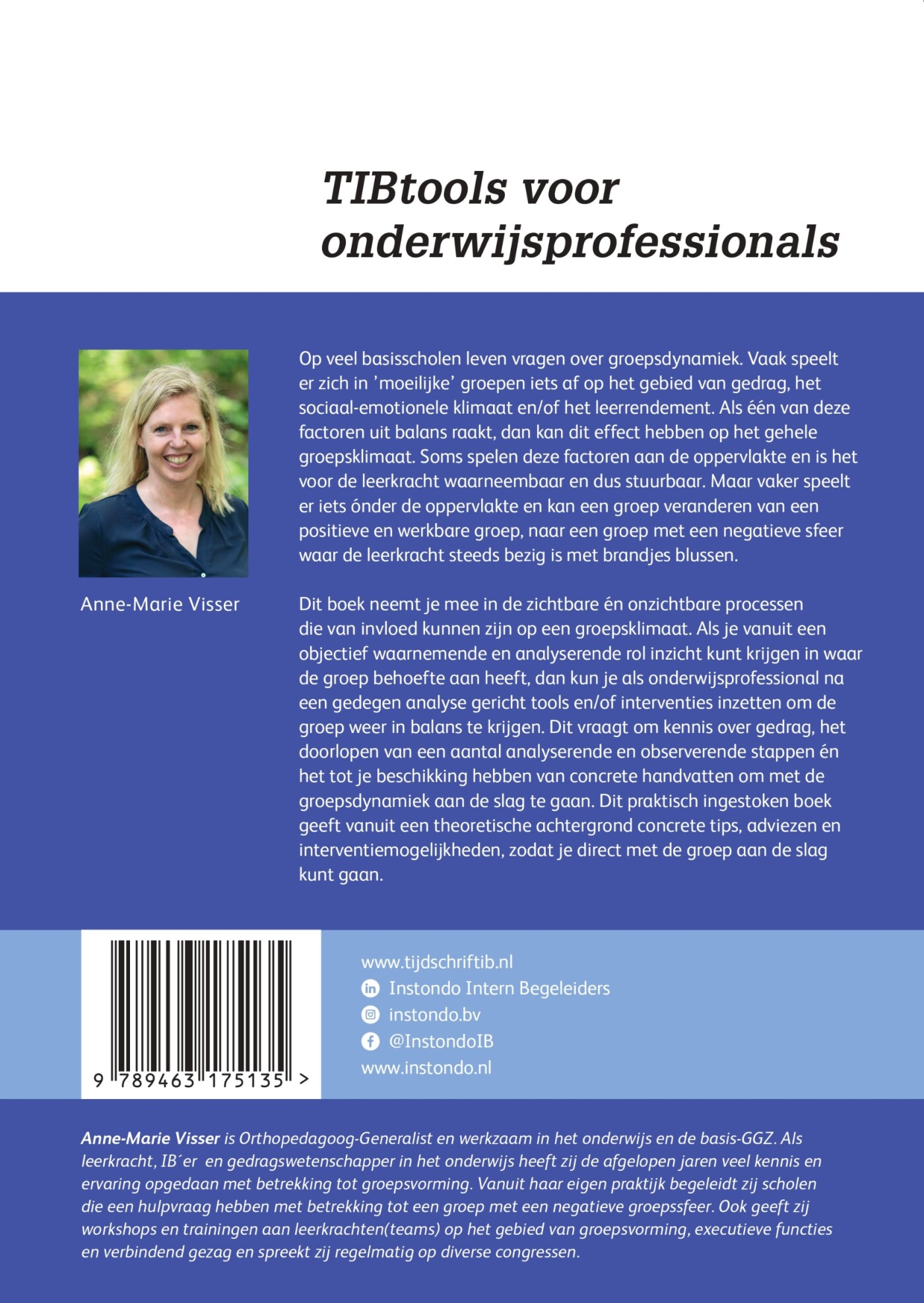 Werken aan een positief groepsklimaat / TIBtools / 52 achterkant